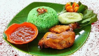 Nasi Hijau Kreasi Unik dari Sukabumi dengan Pewarna Alami, Sehat dan Nikmat!