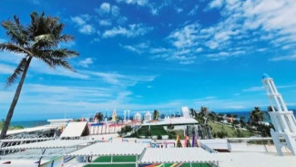 Pantai Karang Potong Ocean View Wisata Kekinian di Cianjur yang Viral dan Instagramable