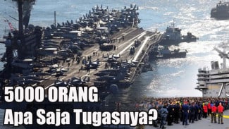 Kapal Induk AS Ditinggali 5 Ribu Orang, Ini Pembagian Tugasnya!