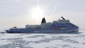Rusia Bangun Kapal Pemecah Es Nuklir Leader Terbesar di Dunia dengan 120 MW!