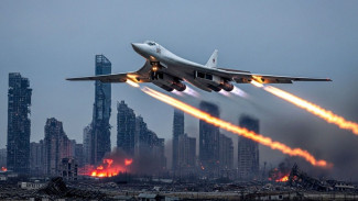 Pembom Supersonik Tu-160 White Swan Rusia Angkut 45 Ton Rudal Nuklir Jelajah!