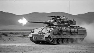 M2 Bradley Hancurkan Tank T-72 Irak dari 3 Km, Thermal Sight Ubah Bus Aluminium Jadi Predator Mematikan di Gurun 73!