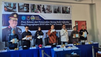 BNNP Jawa Barat Perkuat Pemberantasan Narkotika, Delapan Kasus Diungkap dalam 6 Bulan