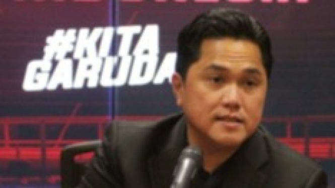 Ketua umum PSSI Erick Thohir.