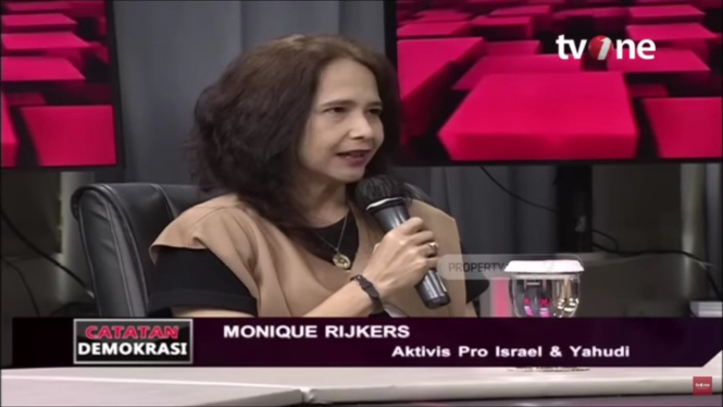 Aktivis Pro Israel dan Yahudi Monique Rijkers