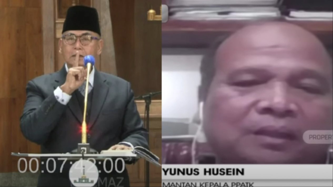 Panji Gumilang, Yunus Husein mantan kepala PPATK