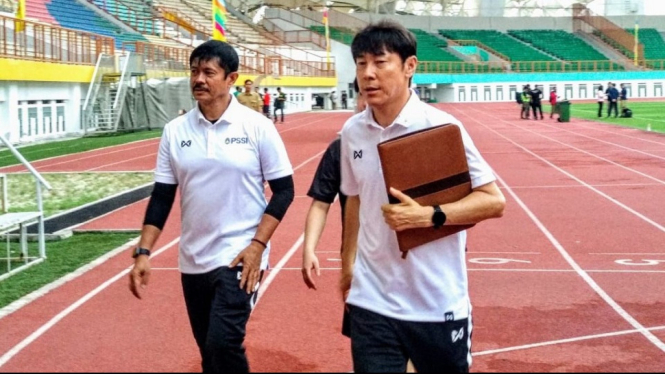 Indra Sjafri dan Shin Tae-yong