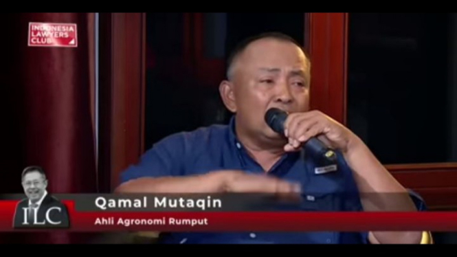 Qamal Muttaqin dalam acara ILC