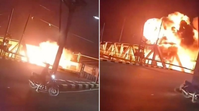 KA Brantas Tabrak Truk di madukuro Semarang