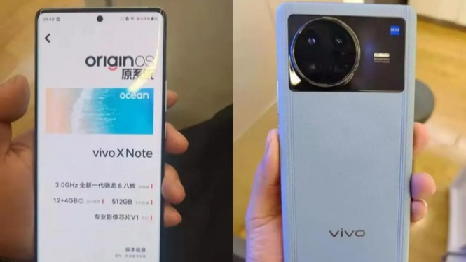 Spesifikasi dan harga VIVO X Note.