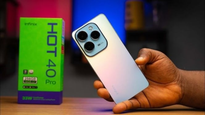 Harga dan spesifikasi infinix Hot 40 Pro.