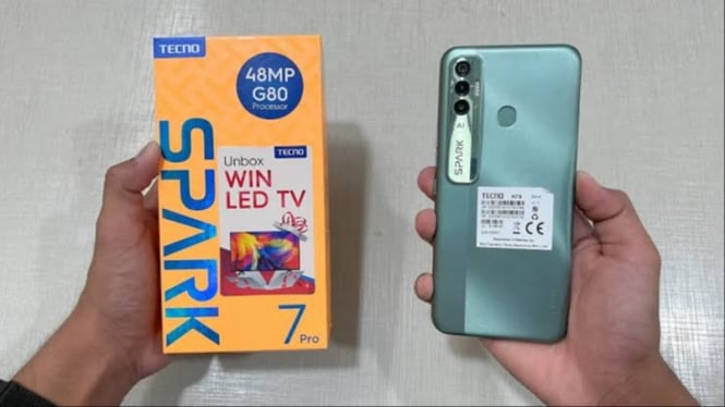 Harga dan spesifikasi Tecno Spark 7.