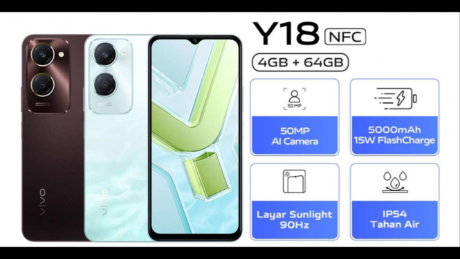 vivo y18 nfc