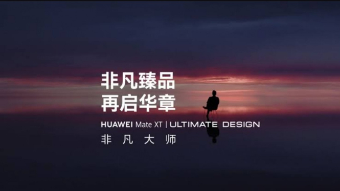 Hp tiga lipat Huawei Mate XT siap meluncur.