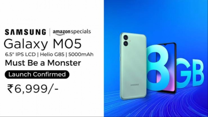 Harga dan spesifikasi Samsung Galaxy M05.