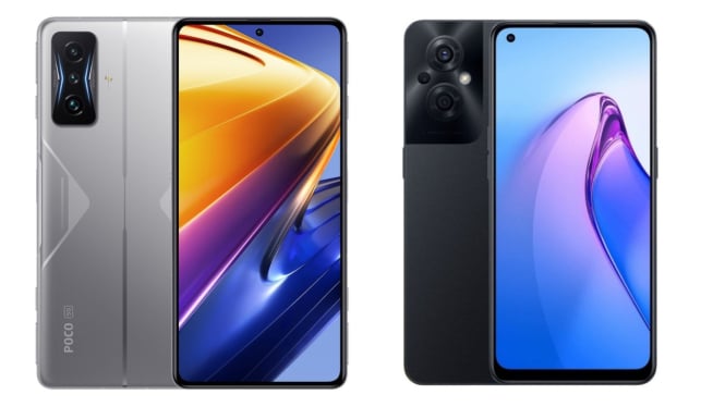 POCO F4 dan Oppo Reno 8 Z 5G