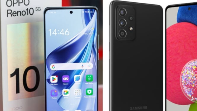 Oppo Reno 10 5G Vs Samsung Galaxy A52s 5G