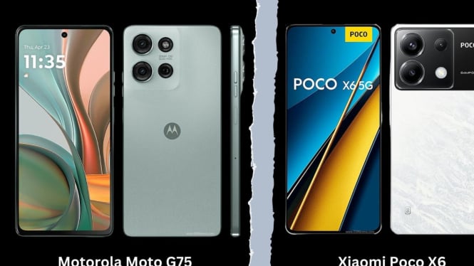 Motorola Moto G75 vs Xiaomi Poco X6