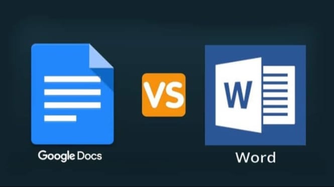 Microsoft word dan google docs