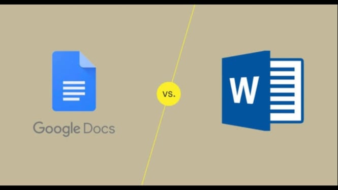 Microsoft word dan google docs