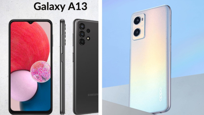 Samsung Galaxy A13 vs Oppo A96