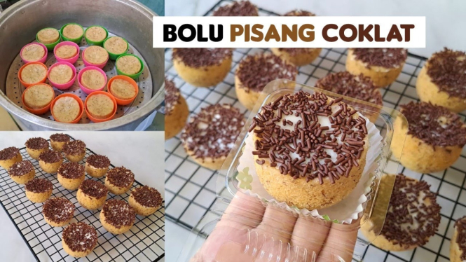 Bolu pisang coklat