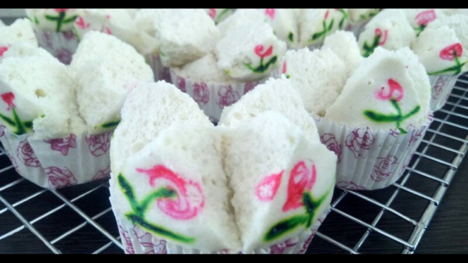 Roti kukus cantik