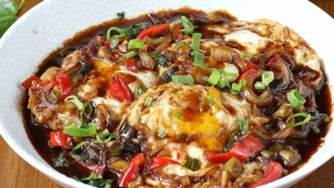 Resep Telor ceplok telur bawang