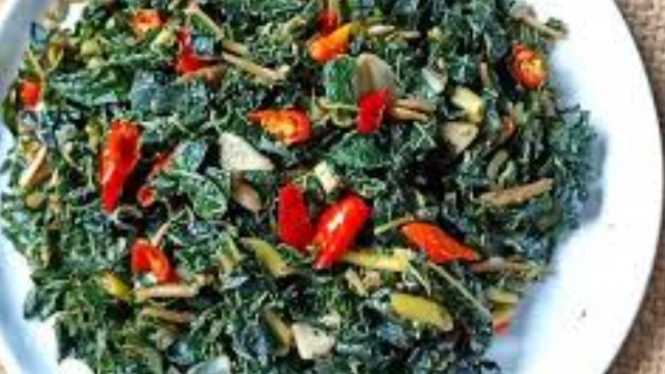 Tumis daun pepaya