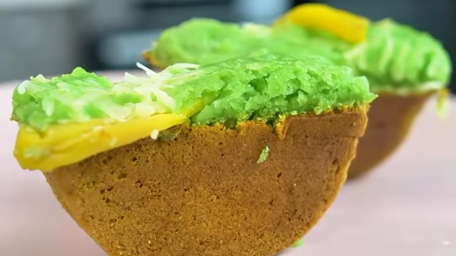 Pukis Pandan Keju Nangka