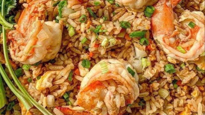 Nasi goreng seafood