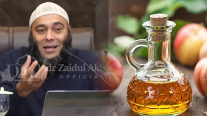 Cuka apel ala dr Zaidul Akbar