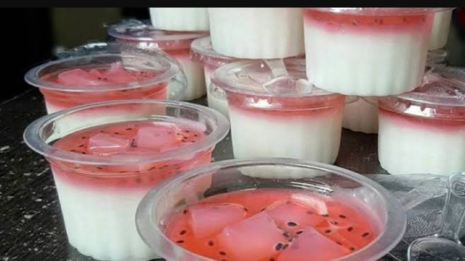 Silky puding cocopandan