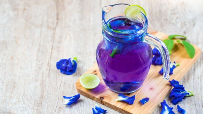 wedang bunga telang