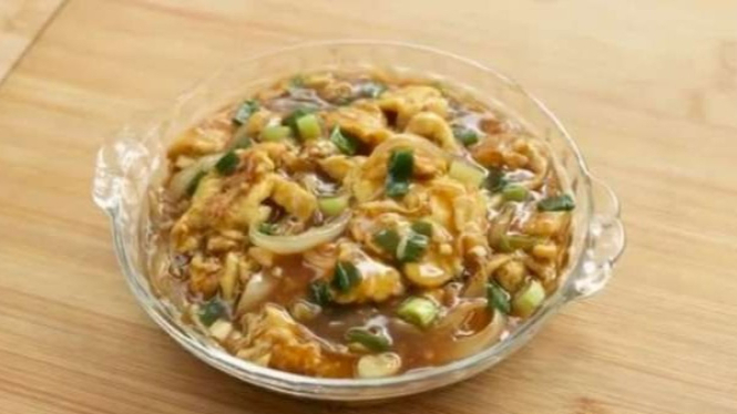 telur saus tiram ala chef devina