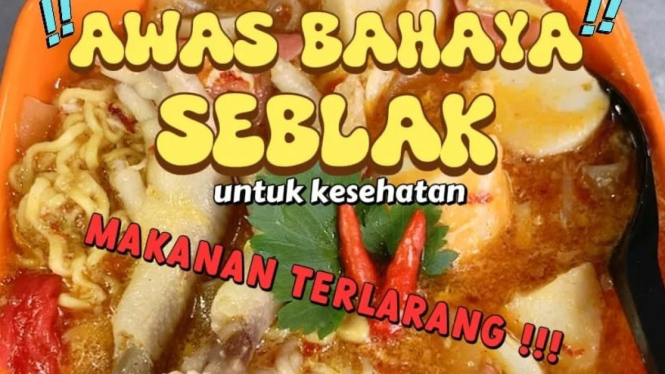 bahaya berlebihan makan seblak
