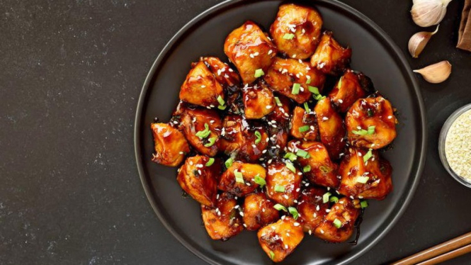 ayam tumis saus madu