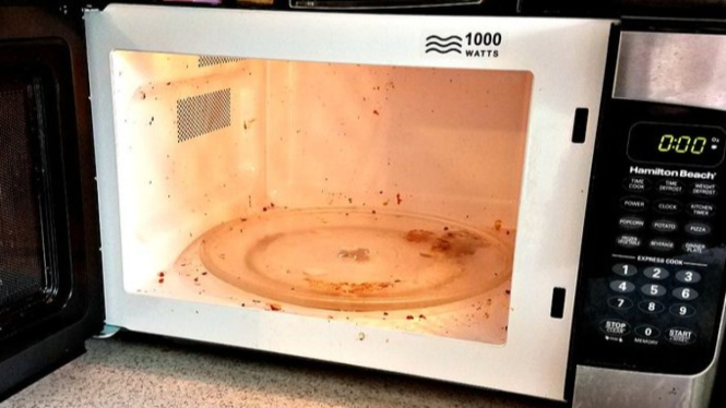 Tips mengatasi bau pada microwave
