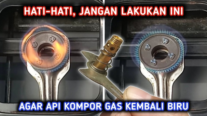 Kesalahan membersihkan kompor tanam