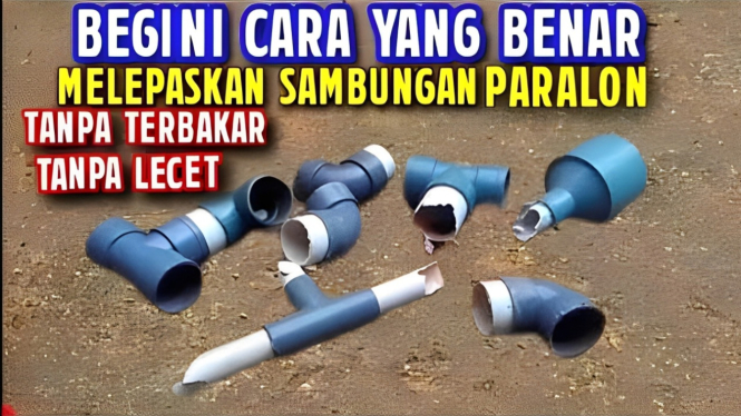 Trik Membuka Sambungan Paralon Tanpa Dibakar