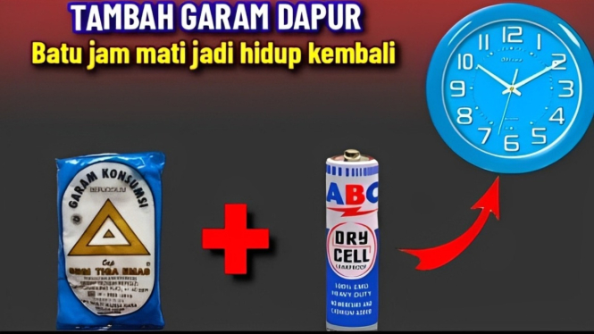 Trik Rebus dengan Garam untuk Mengatasi Baterai Jam Mati