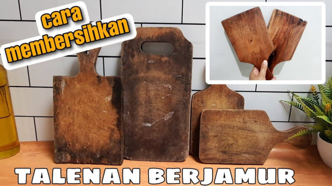 Tips membersihkan talenan berjamur