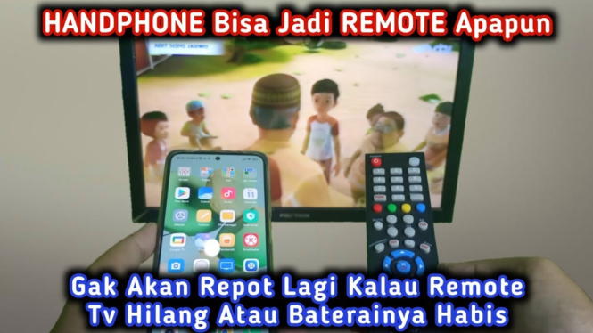 cara setting android jadi remote