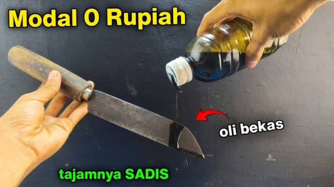 Trik Mengasah Pisau Tumpul