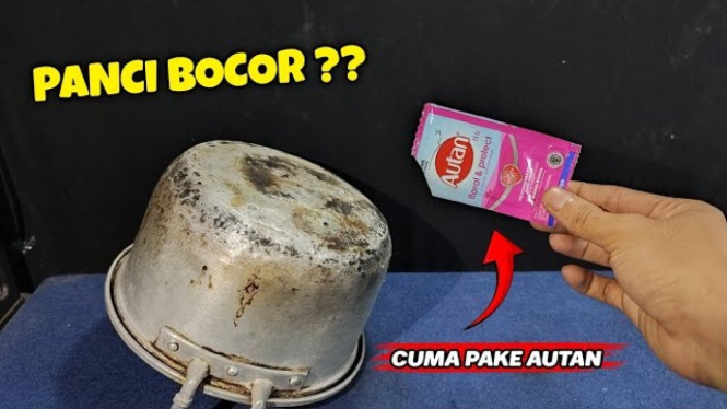 Cara Menambal Panci Bocor