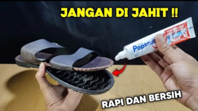 Memperbaiki Sandal Terkelupas