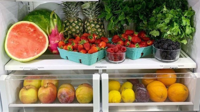 tips menyimpan buah di kulkas