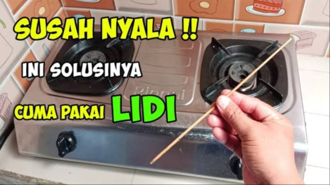 Trik Sederhana Kompor Gas Susah Menyala
