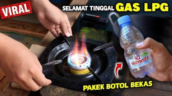 Trik Botol Bekas Menjadi Kompor Hemat