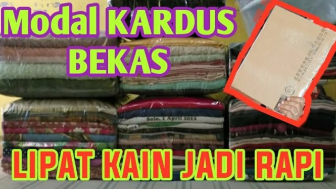 trik lipat kain jadi rapi